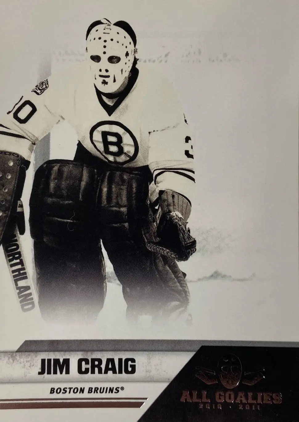 Хоккей. Карточка Jim Craig - Джим Крейг Boston Bruins - Бостон Брюинз НХЛ/NHL