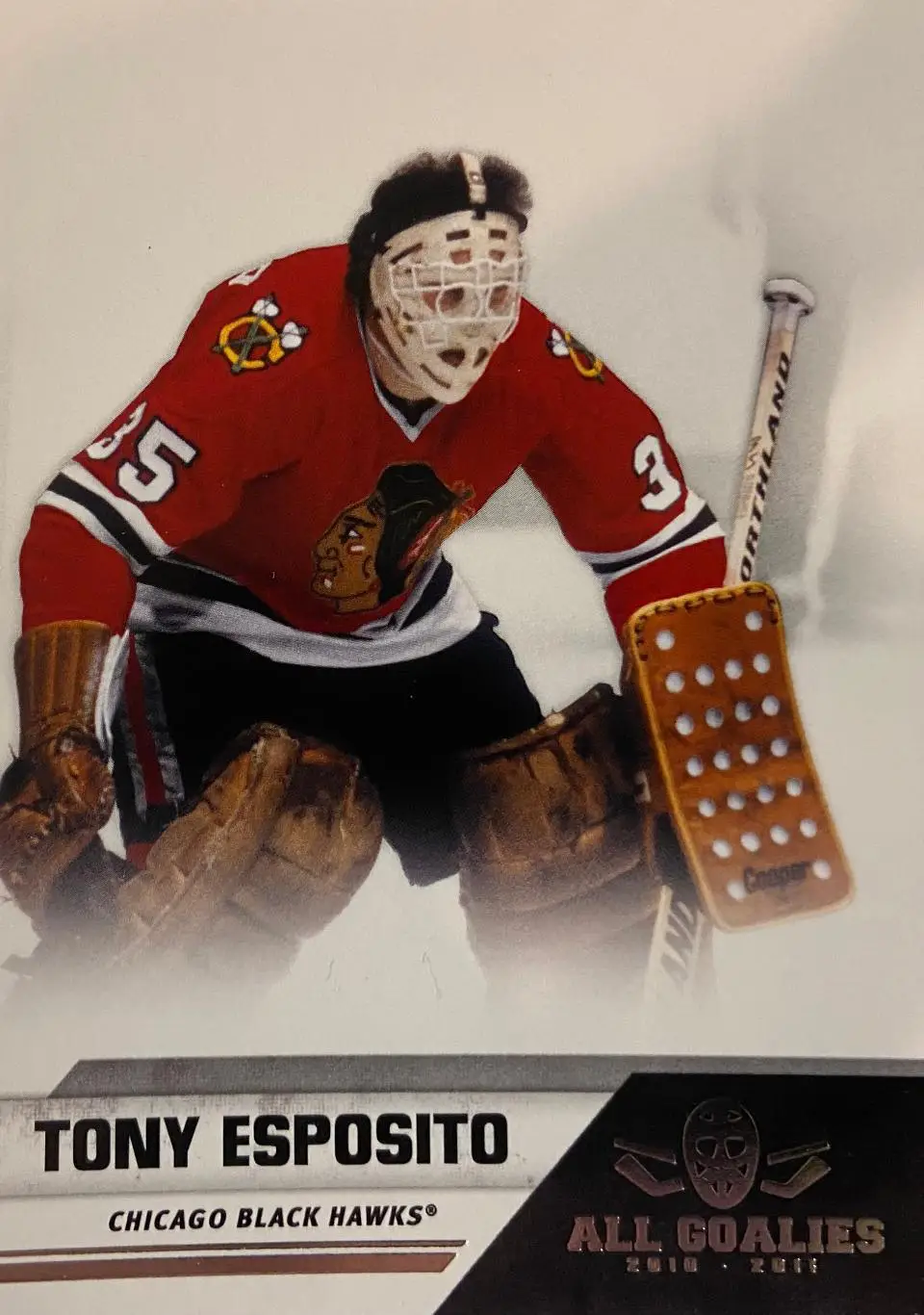 Хоккей. Карточка Tony Esposito-Тони Эспозито Chicago Blackhawks - Чикаго НХЛ/NHL