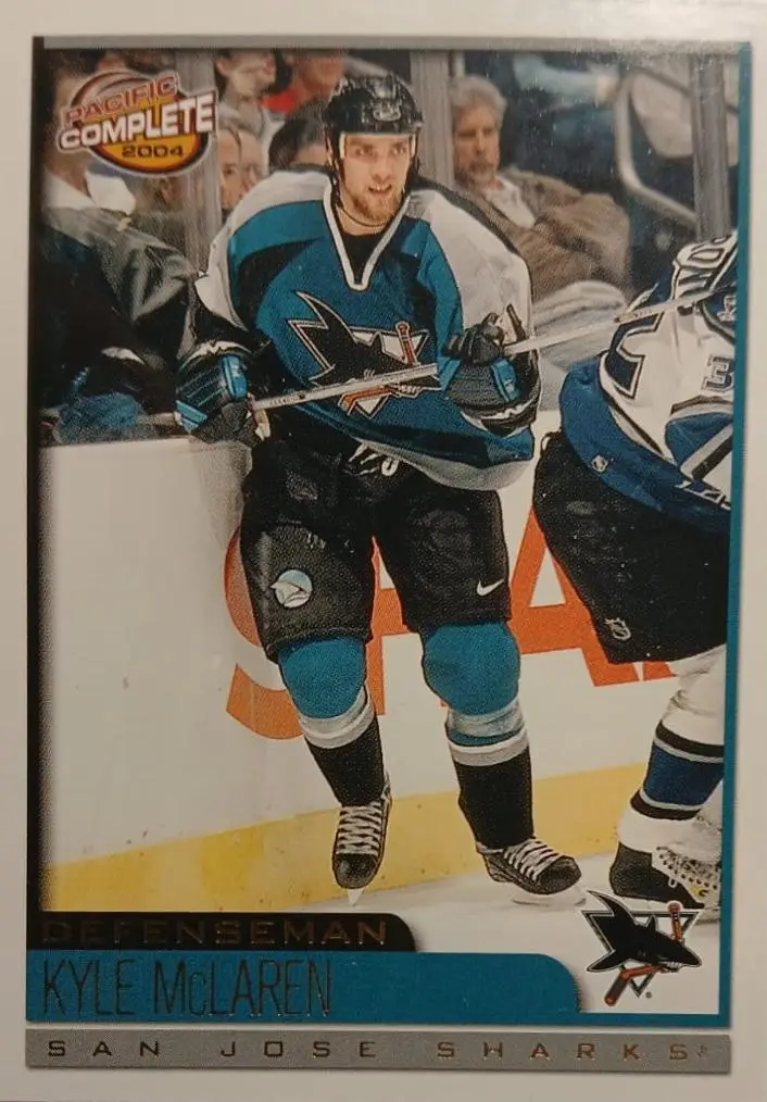Хоккей. Карточка Kyle McLaren-Кайл Макларен San Jose Sharks-Сан-Хосе НХЛ/NHL