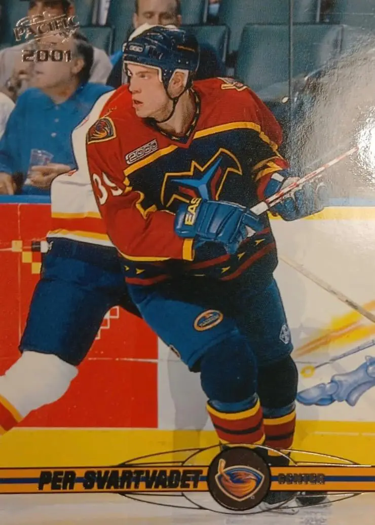 Хоккей. Карточка Per Svartvadet-Пер Свартвадет Atlanta Thrashers-Атланта НХЛ/NHL