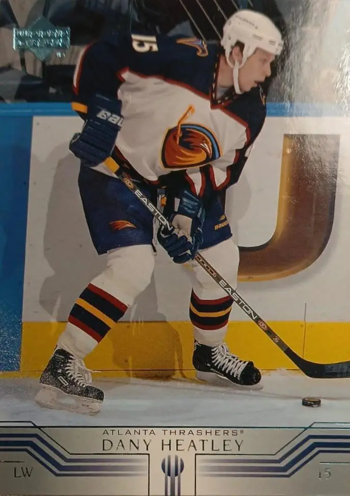 Хоккей. Карточка Dany Heatley-Дэни Хитли Atlanta Thrashers-Атланта НХЛ-NHL