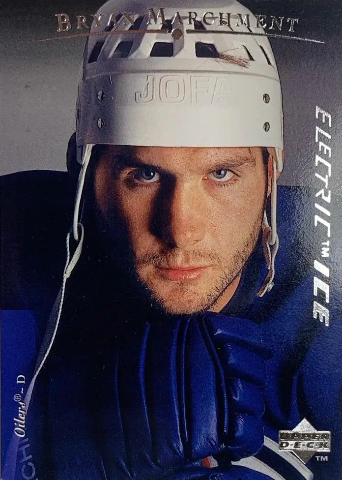 Хоккей. Карточка Bryan Marchment-Брайан Марчмент Edmonton-Эдмонтон НХЛ/NHL