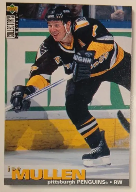 Хоккей. Карточка Joe Mullen-Джо Маллен Pittsburgh Penguins-Питтсбург НХЛ/NHL