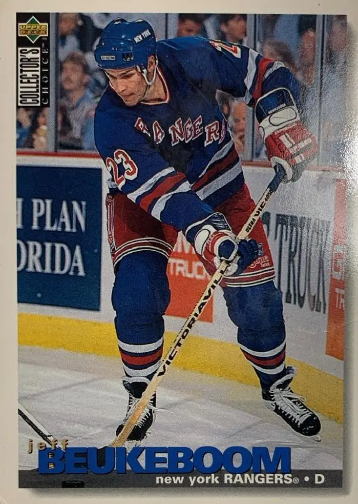 Хоккей Карточка Jeff Beukeboom-Джефф Бьюкбум New York Rangers - Нью-Йорк НХЛ/NHL