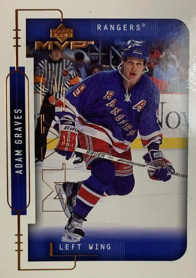 Хоккей. Карточка Adam Graves - Адам Грэйвз New York Rangers-Рейнджерс НХЛ-NHL