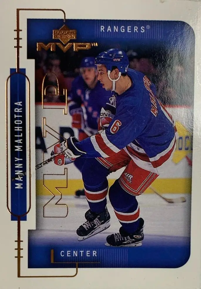 Хоккей Карточка Manny Malhotra-Мэнни Малхотра New York Rangers-Рейнджерс НХЛ-NHL