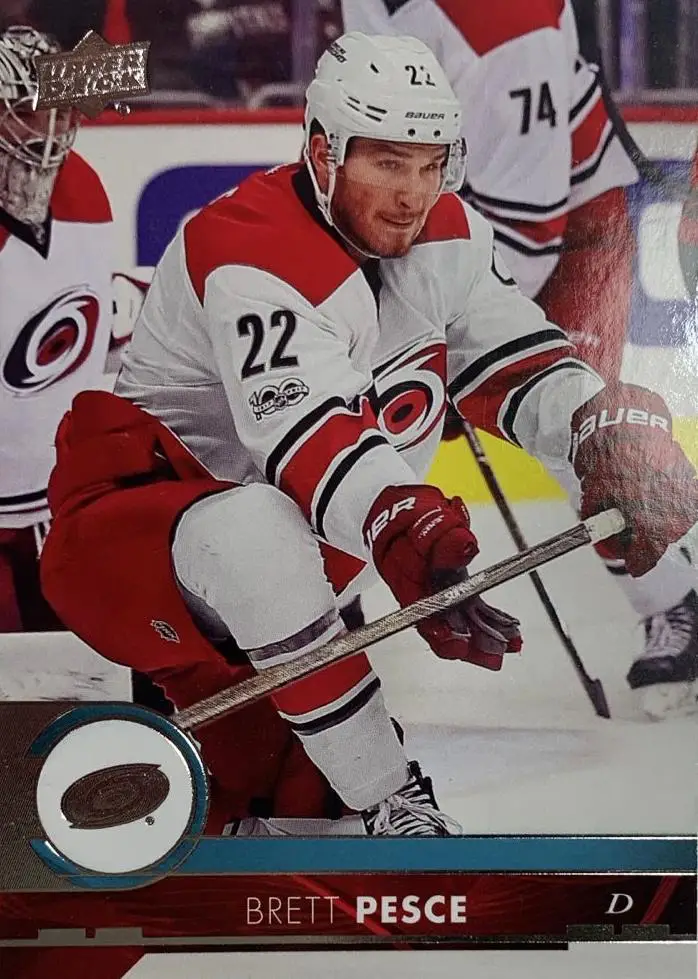 Хоккей. Карточка Brett Pesce - Бретт Пеше Carolina Hurricanes - Каролина НХЛ-NHL