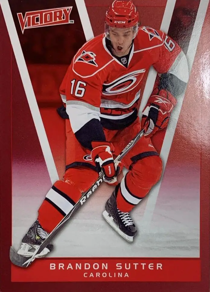 Карточка Brandon Sutter - Брэндон Саттер Carolina Hurricanes - Каролина НХЛ/NHL