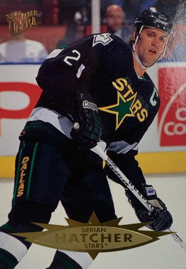 Хоккей. Карточка Derian Hatcher-Дериан Хэтчер Dallas Stars-Даллас Старз НХЛ/NHL