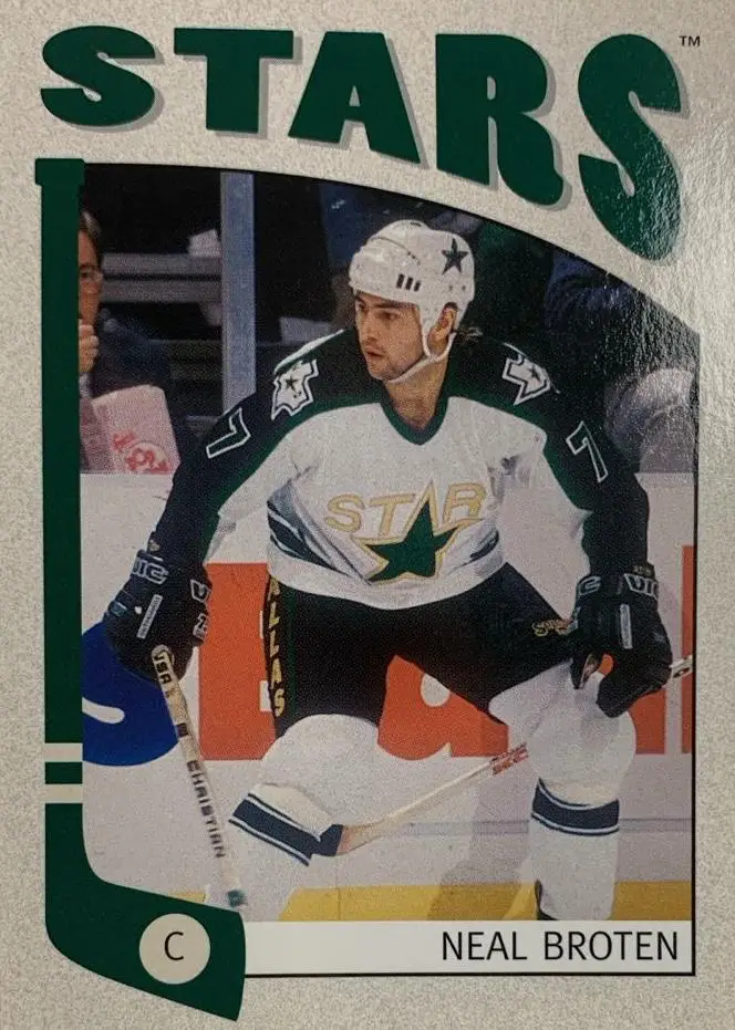 Хоккей. Карточка Neal Broten - Нил Бротен Dallas Stars-Даллас Старз НХЛ/NHL
