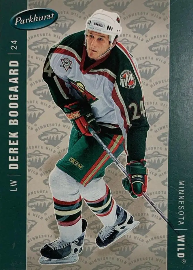 Хоккей. Карточка Derek Boogaard-Дерек Бугаард Minnesota Wild - Миннесота НХЛ/NHL