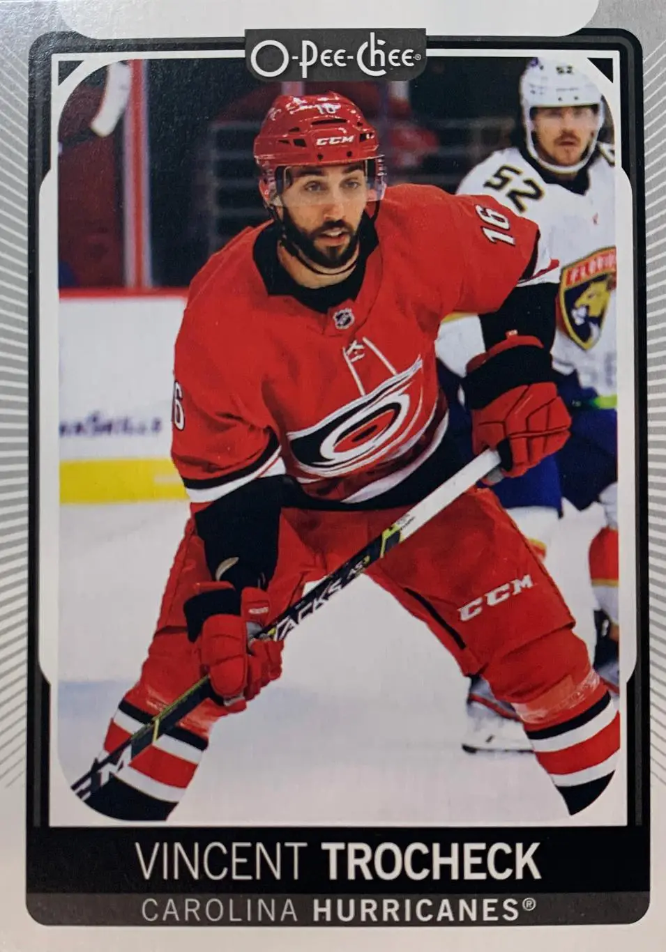 Карточка Vincent Trocheck - Винсент Трочек Carolina Hurricanes- Каролина НХЛ/NHL