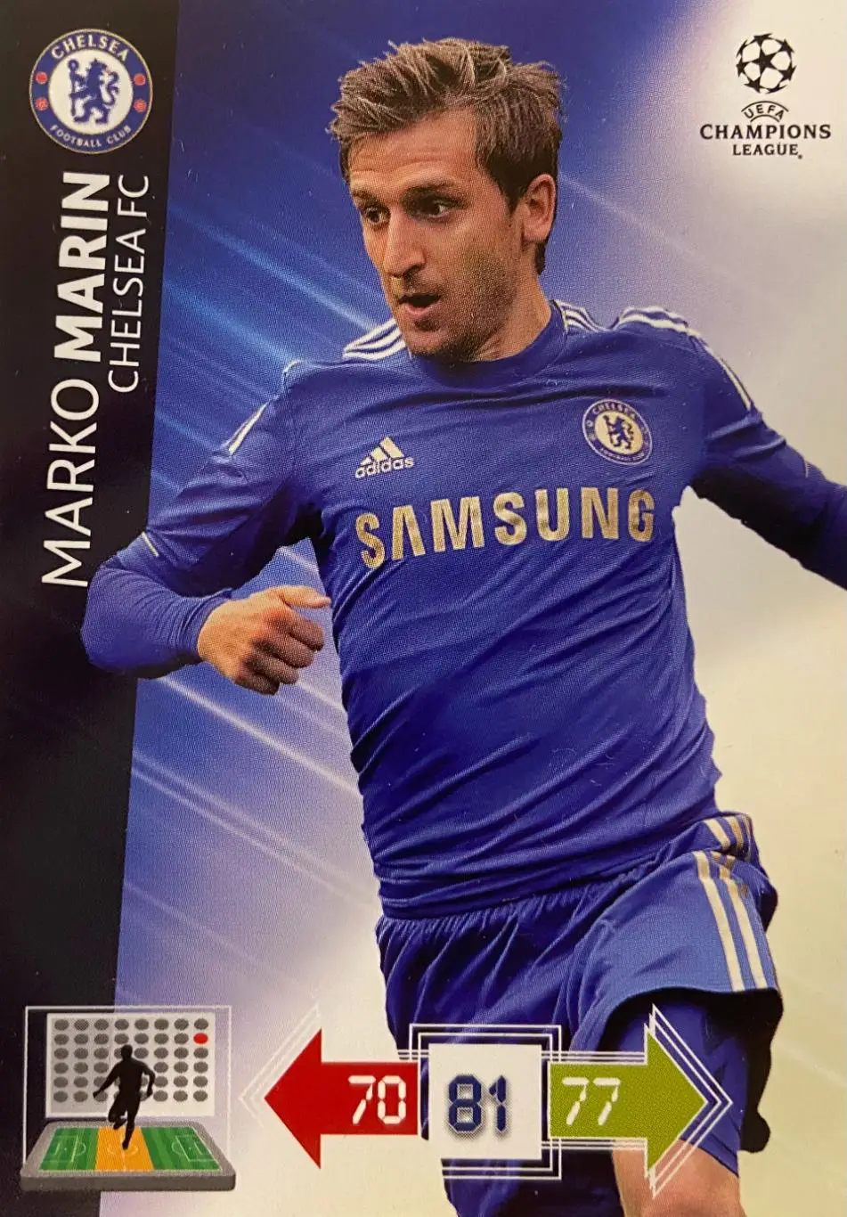 Футбол. Карточка Marko Marin/Марко Марин Челси Лига Чемпионов 2012-13 Panini
