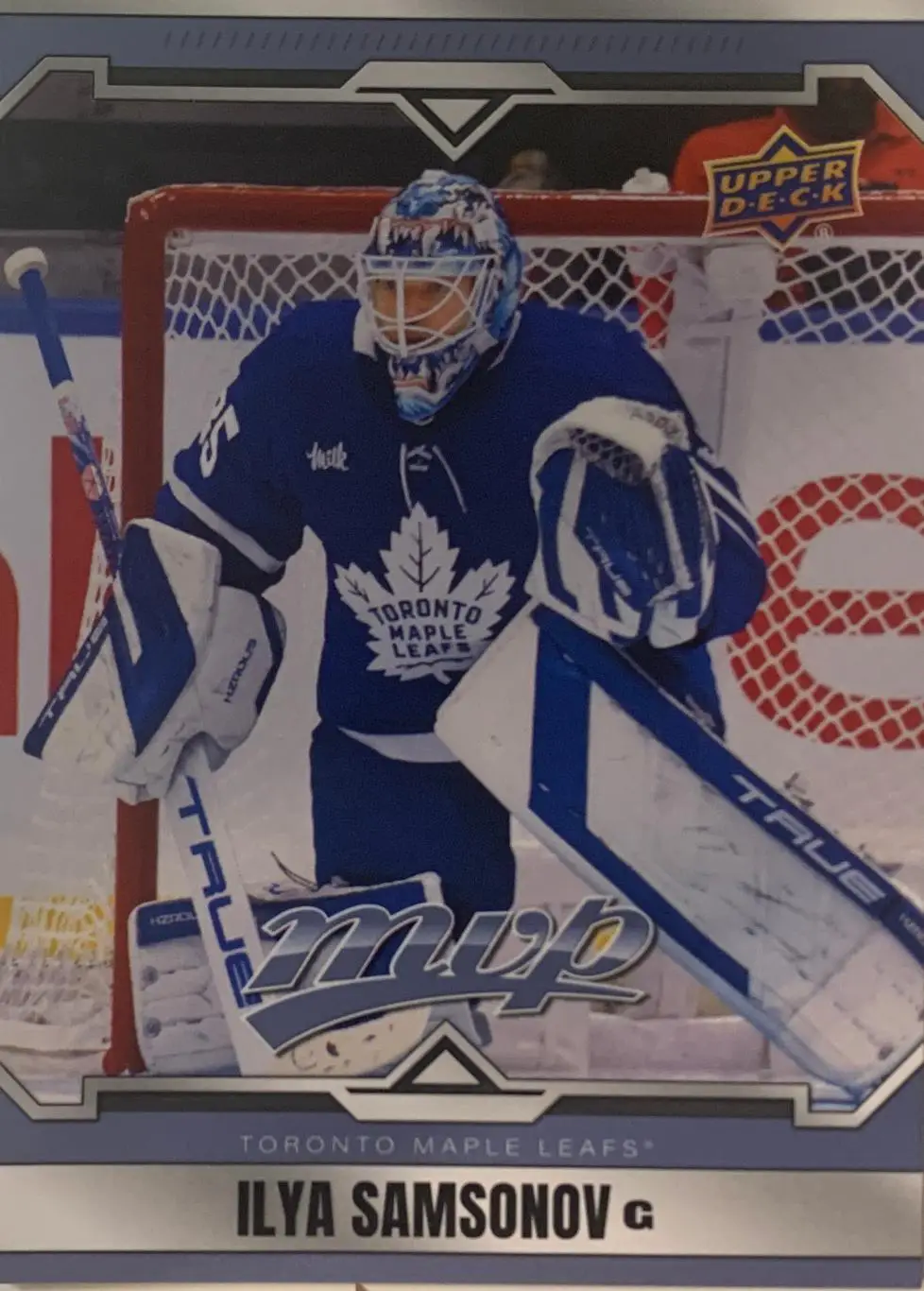 Хоккей Карточка Илья Самсонов Toronto Maple Leafs-Металлург Магнитогорск НХЛ КХЛ