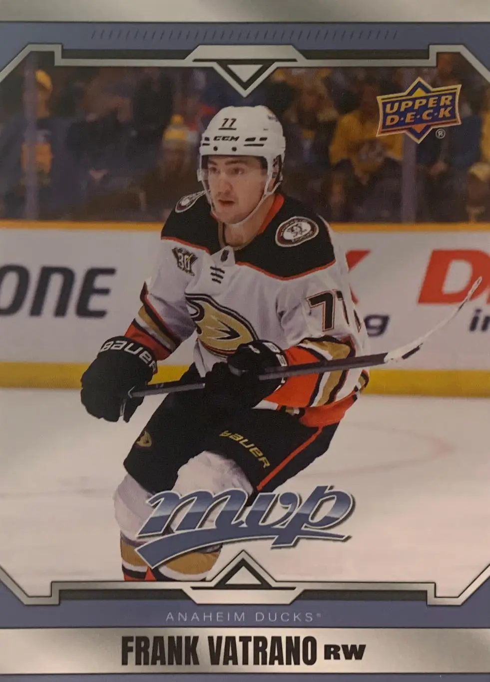 Хоккей, Карточка Frank Vatrano-Фрэнк Ватрано Anaheim Ducks -Анахайм Дакс НХЛ/NHL
