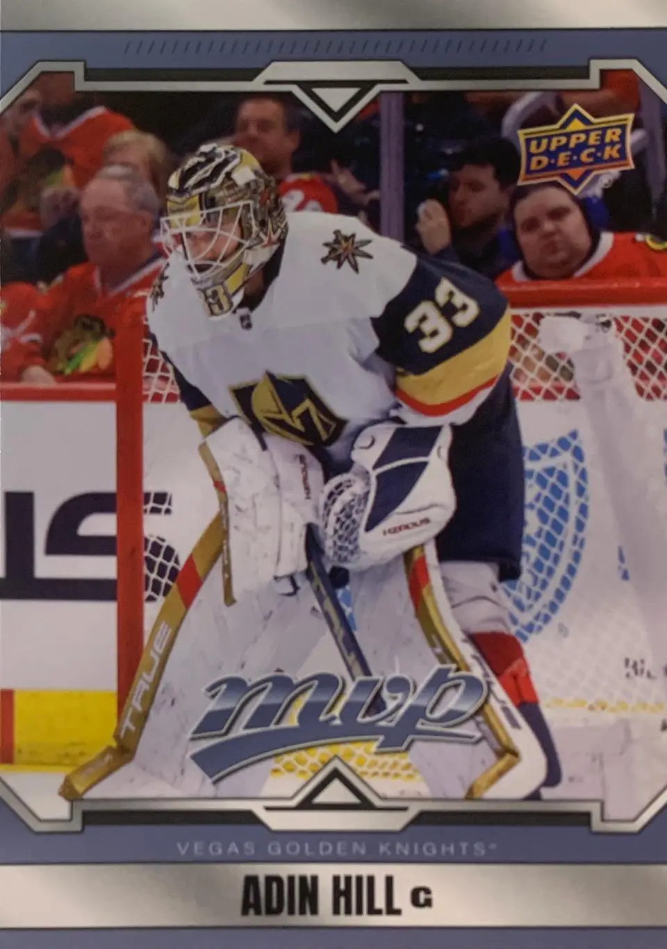 Хоккей. Карточка Adin Hill - Эдин Хилл Vegas Golden Knights - Вегас НХЛ/NHL