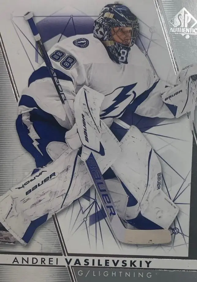 Карточка Андрей Василевский Tampa Bay Lightning, Салават Юлаев Уфа НХЛ/NHL/КХЛ