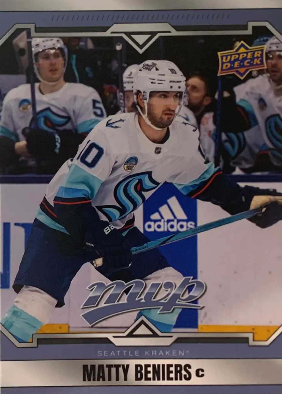 Хоккей. Карточка Matty Beniers -Мэтти Бенирс Seattle Kraken-Сиэтл Кракен НХЛ/NHL