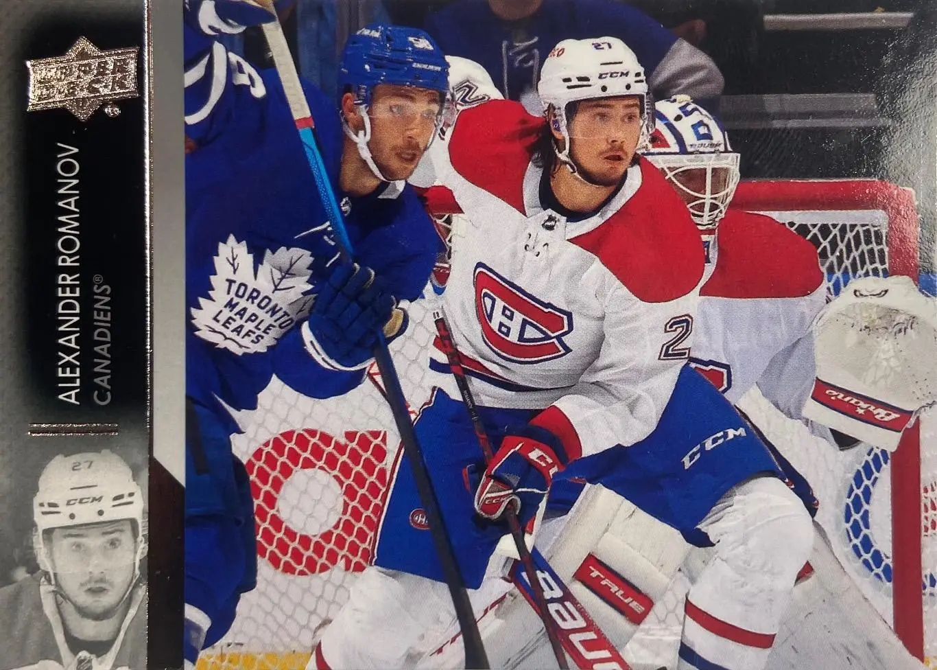 Хоккей. Карточка Александр Романов Montreal Canadiens/Монреаль, ЦСКА НХЛ/NHL/КХЛ