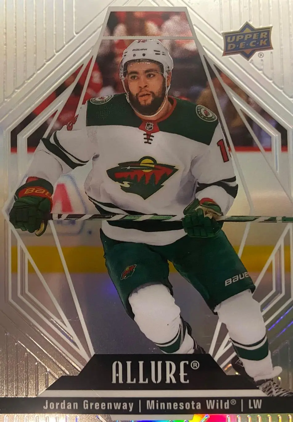 Хоккей Карточка Jordan Greenway-Джордан Гринвэй Minnesota Wild-Миннесота NHL НХЛ