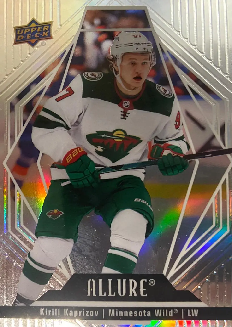 Карточка Кирилл Капризов Minnesota Wild/Миннесота, Салават Юлаев, ЦСКА НХЛ/КХЛ