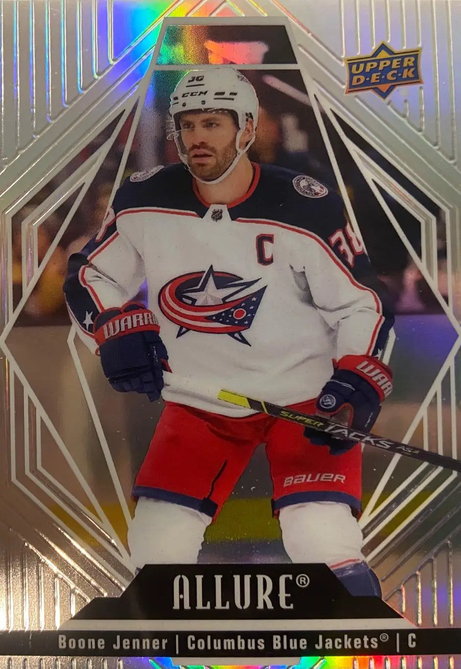 Хоккей Карточка Boone Jenner-Бун Дженнер Columbus Blue Jackets-Коламбус НХЛ/NHL