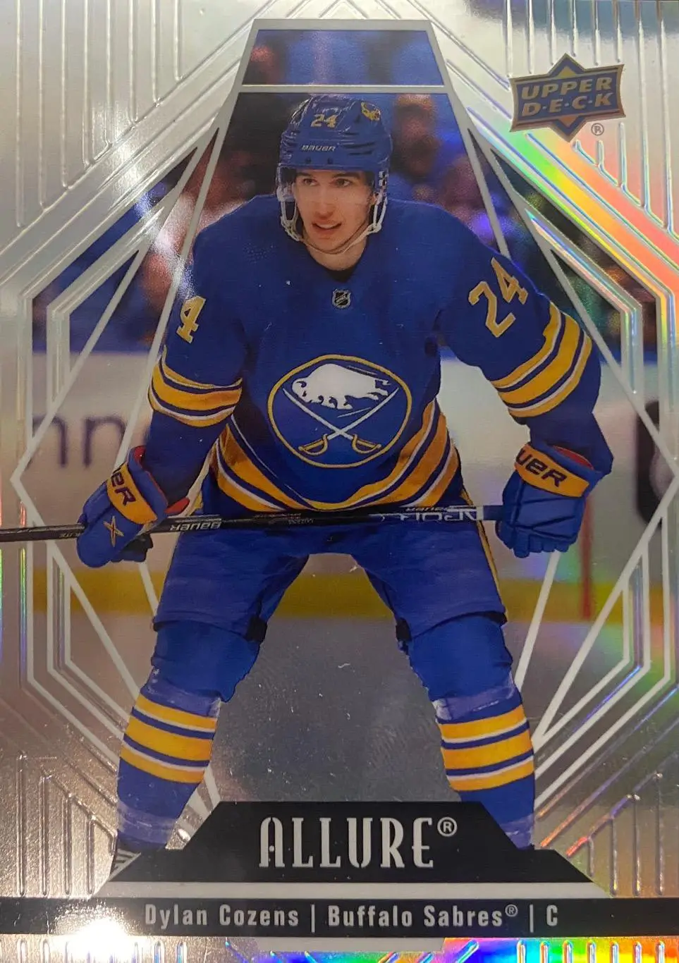 Хоккей. Карточка Dylan Cozens-Дилан Козенс Buffalo Sabres-Баффало Сейбрз НХЛ NHL