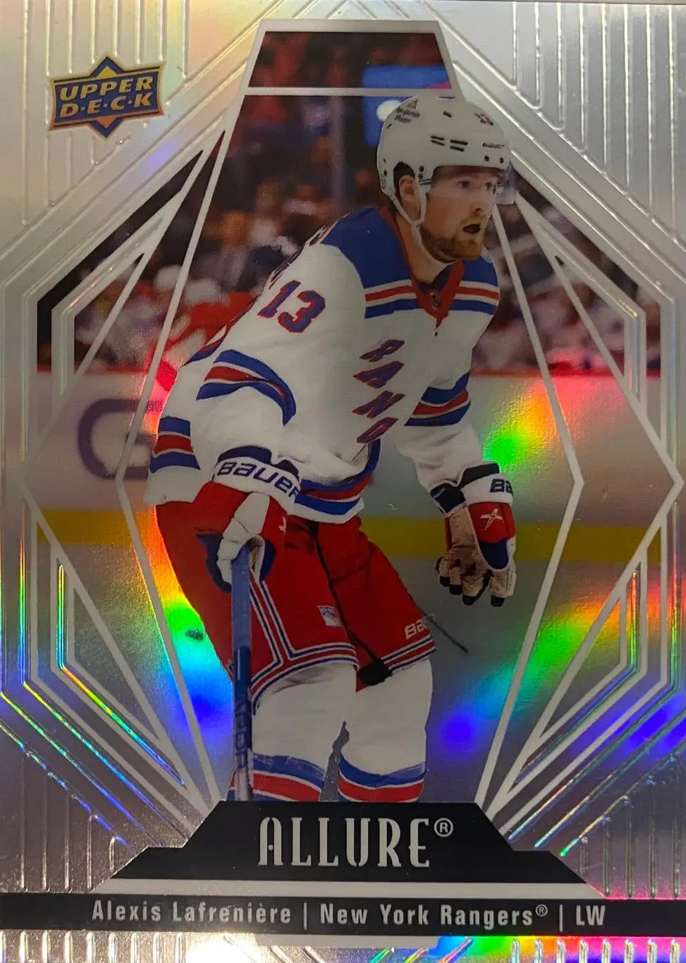 Хоккей. Карточка Alexis Lafreniere - Алексис Лафреньер New York Rangers НХЛ NHL