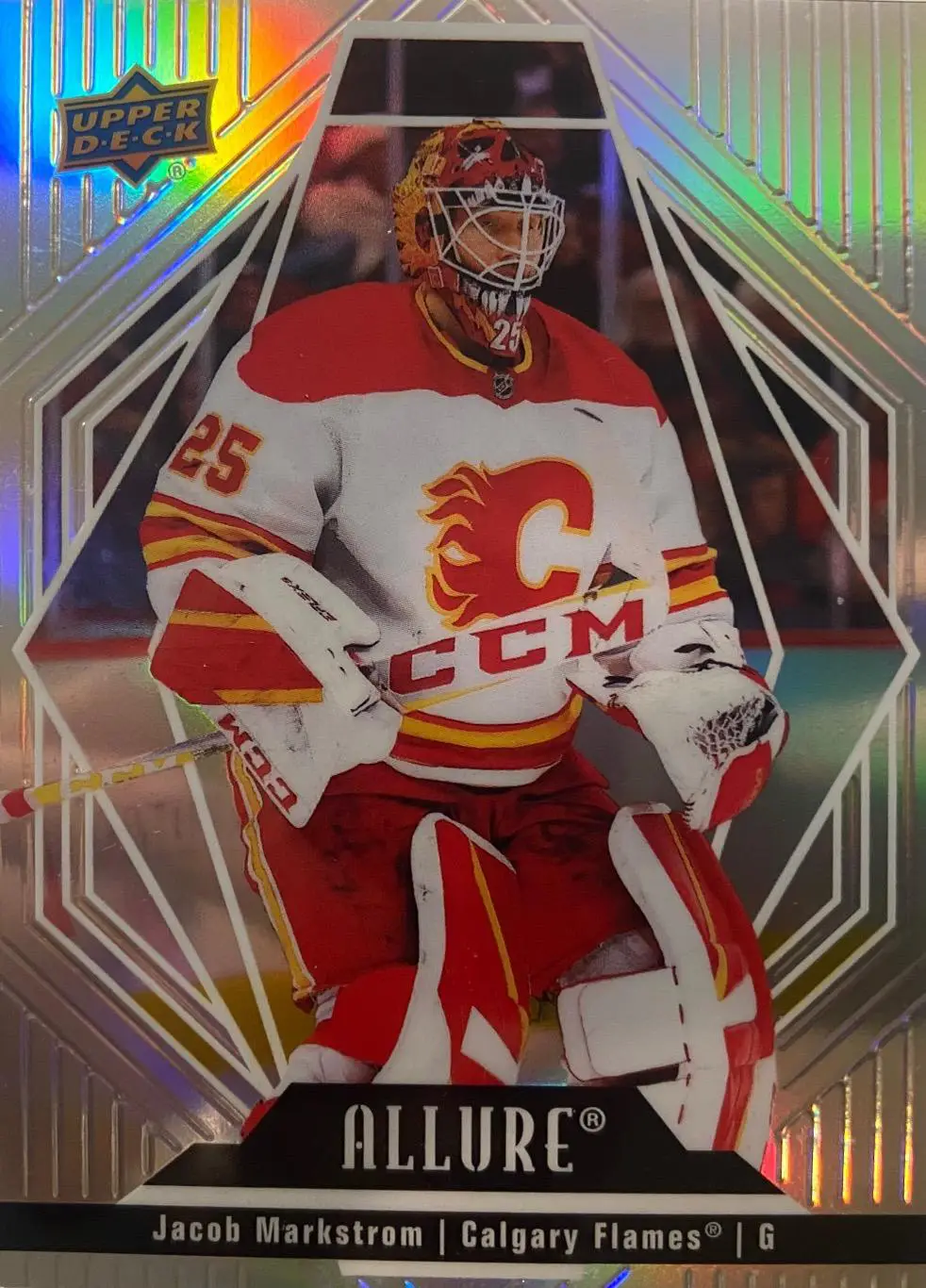 Хоккей Карточка Jacob Markstrom-Якоб Маркстрем Calgary Flames-Калгари НХЛ/NHL