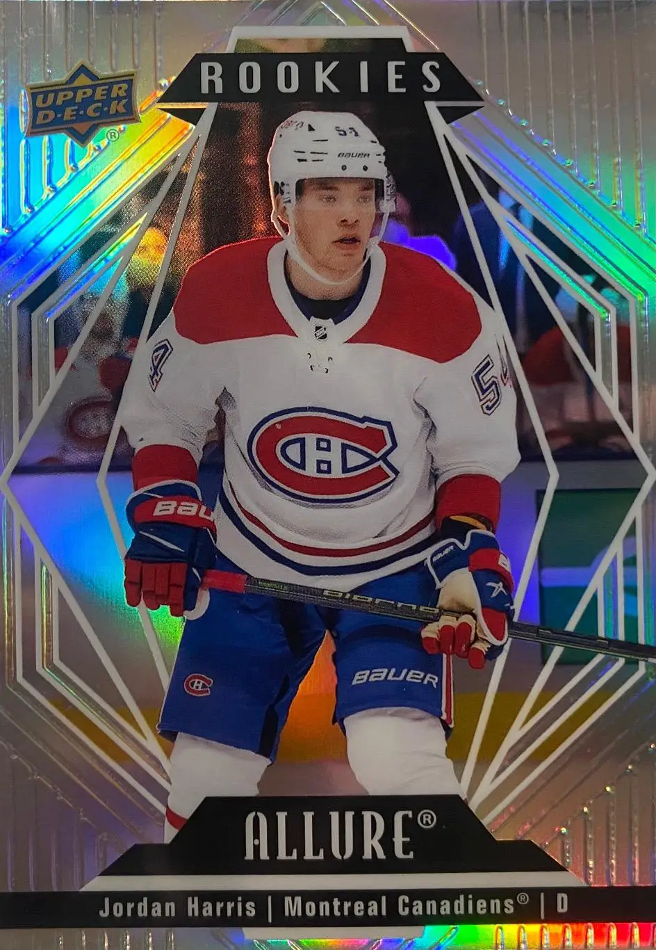 Хоккей Карточка Jordan Harris-Джордан Харрис Montreal Canadiens-Монреаль НХЛ/NHL