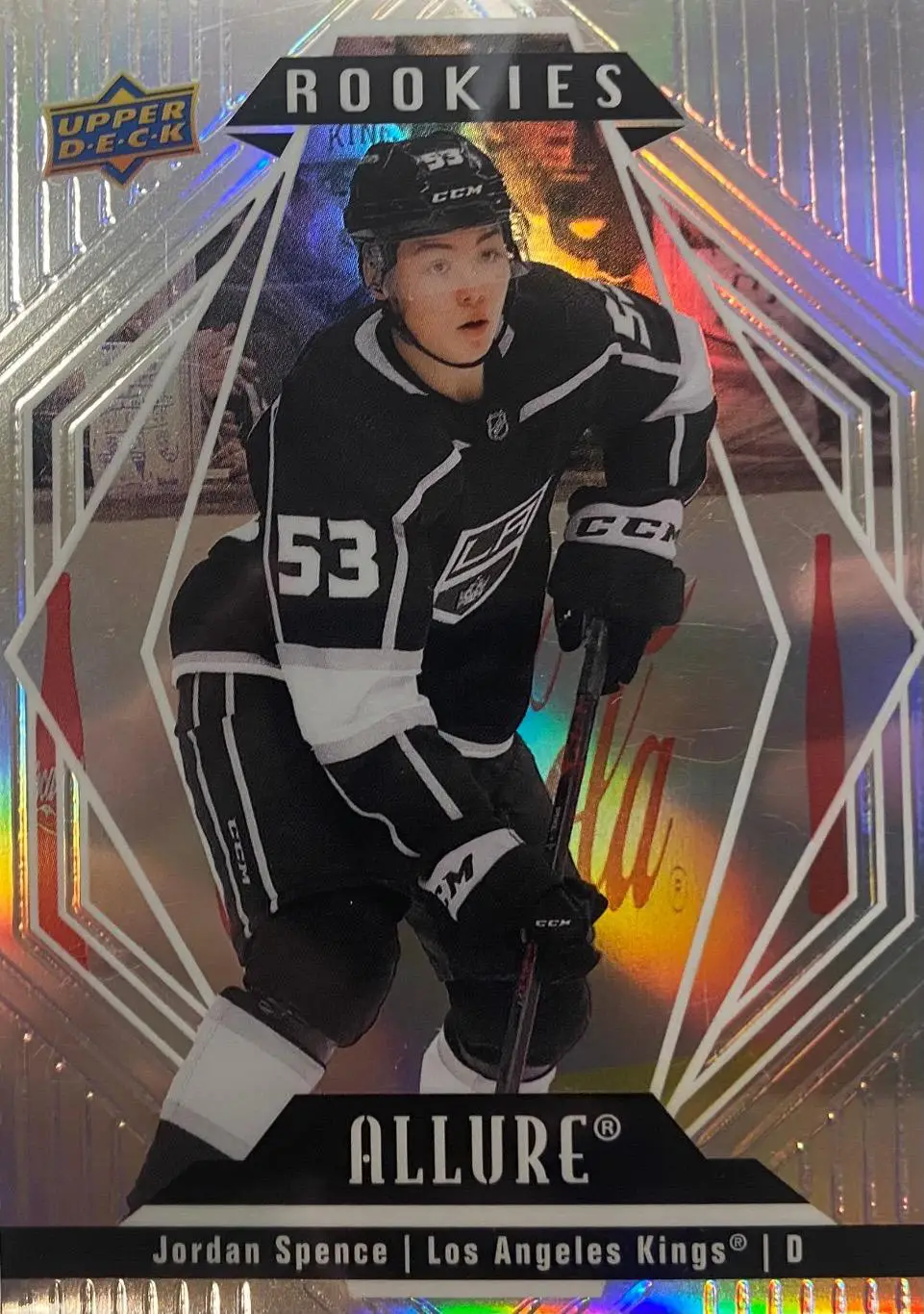 Карточка Jordan Spence - Джордан Спенс Los Angeles Kings - Лос-Анджелес НХЛ/NHL