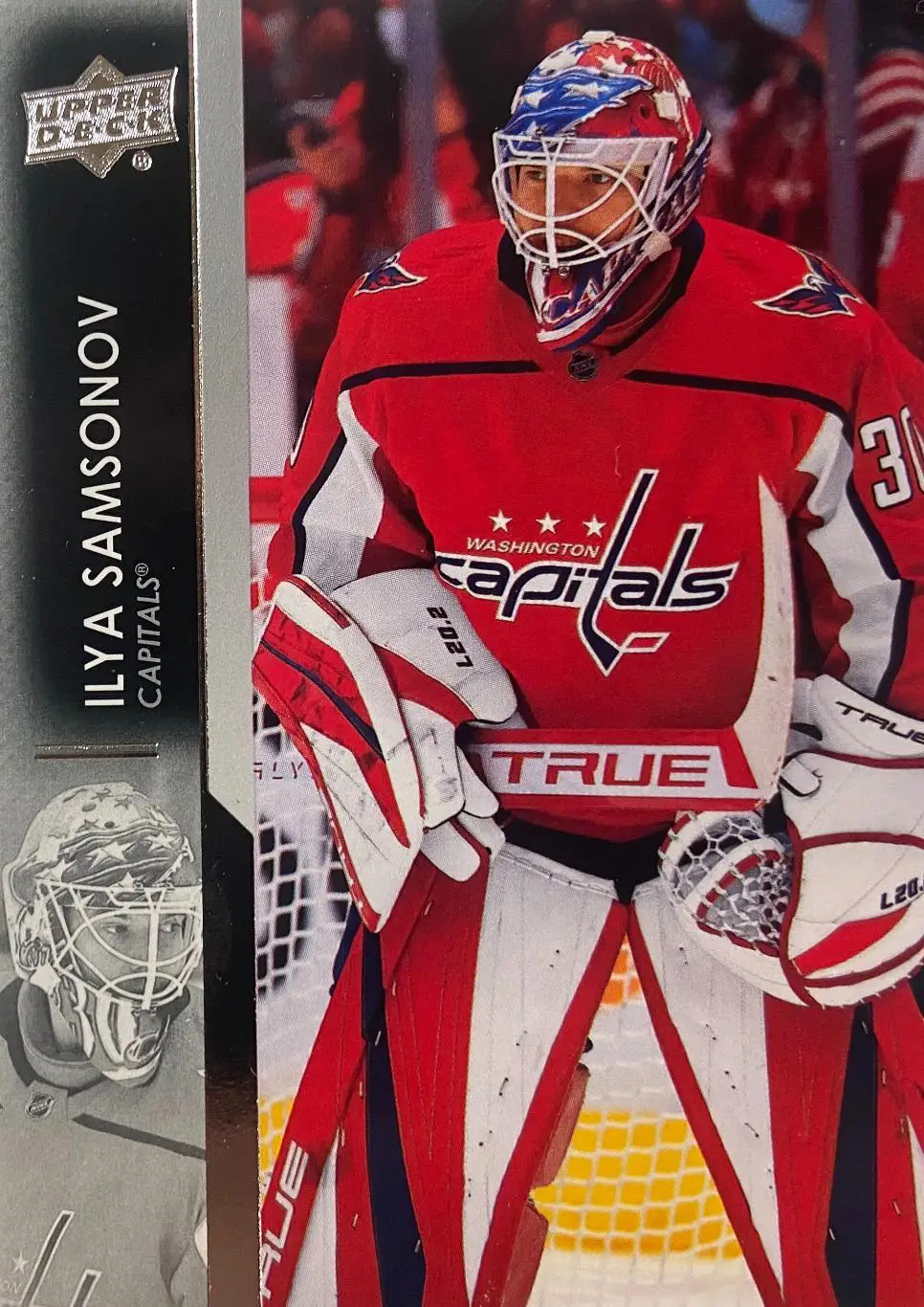 Хоккей Карточка Илья Самсонов Washington Capitals-Металлург Магнитогорск НХЛ КХЛ