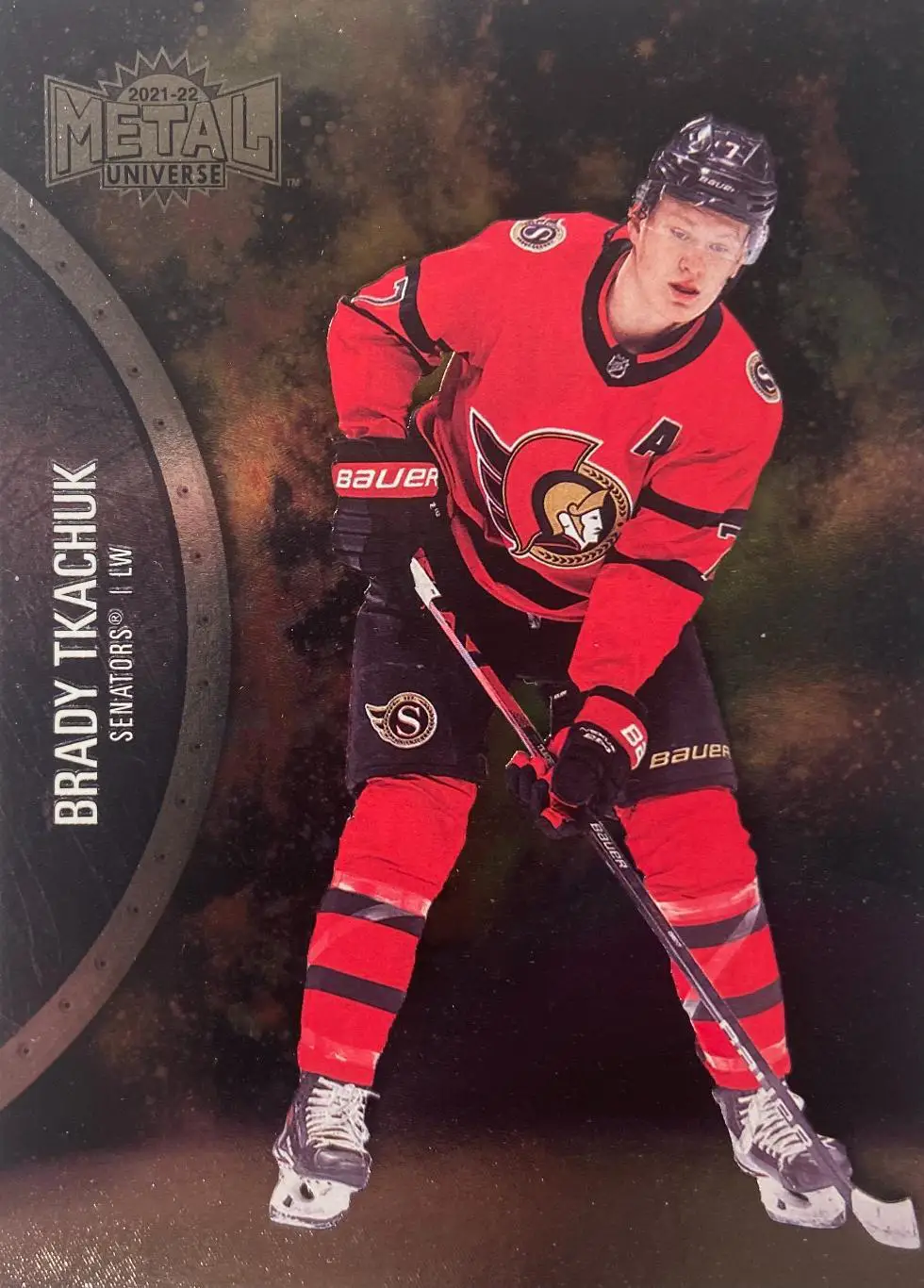 Хоккей. Карточка Brady Tkachuk - Брэди Ткачук Ottawa Senators - Оттава НХЛ/NHL