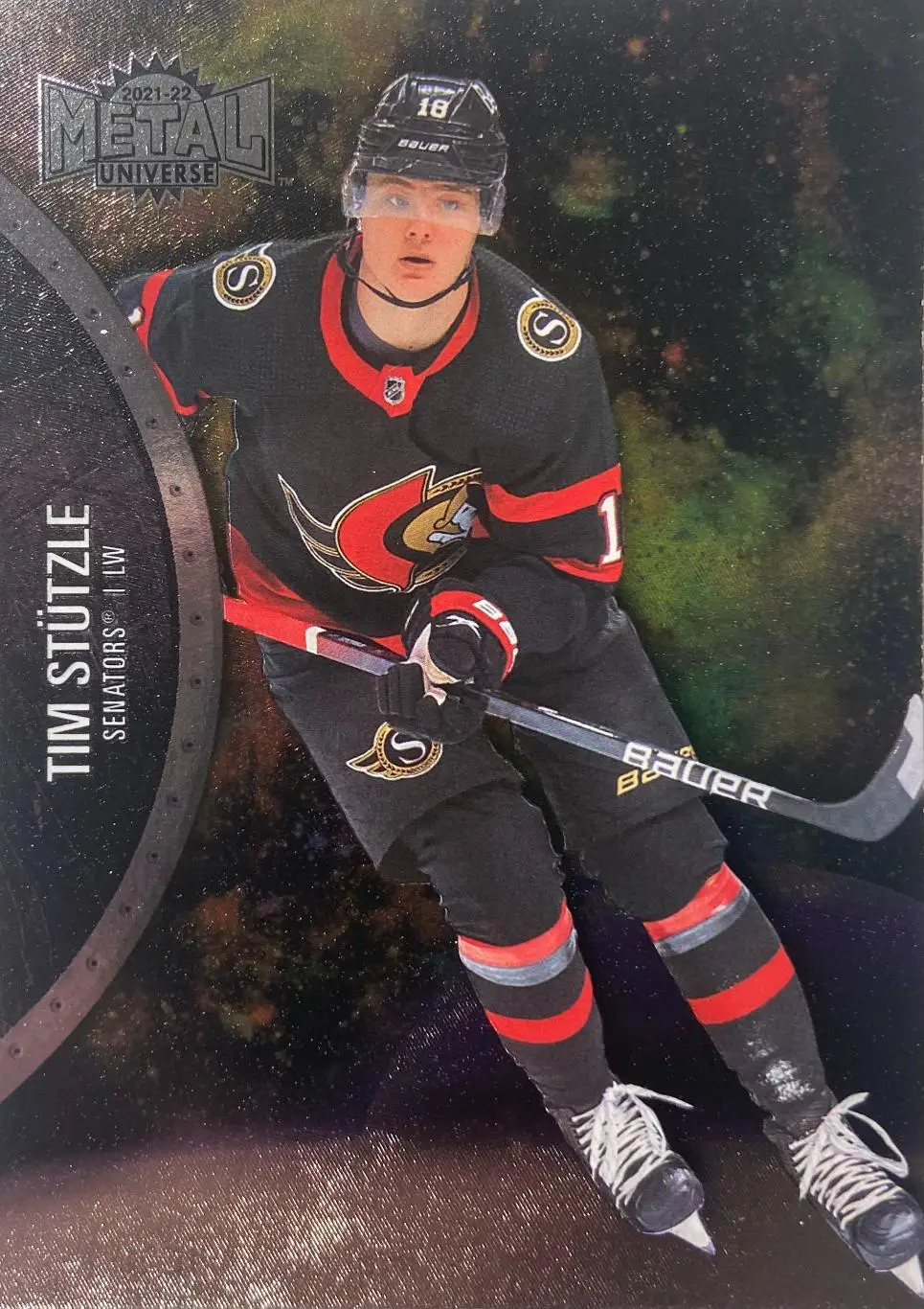 Хоккей. Карточка Tim Stutzle-Тим Штюцле Ottawa Senators-Оттава Сенаторз НХЛ NHL