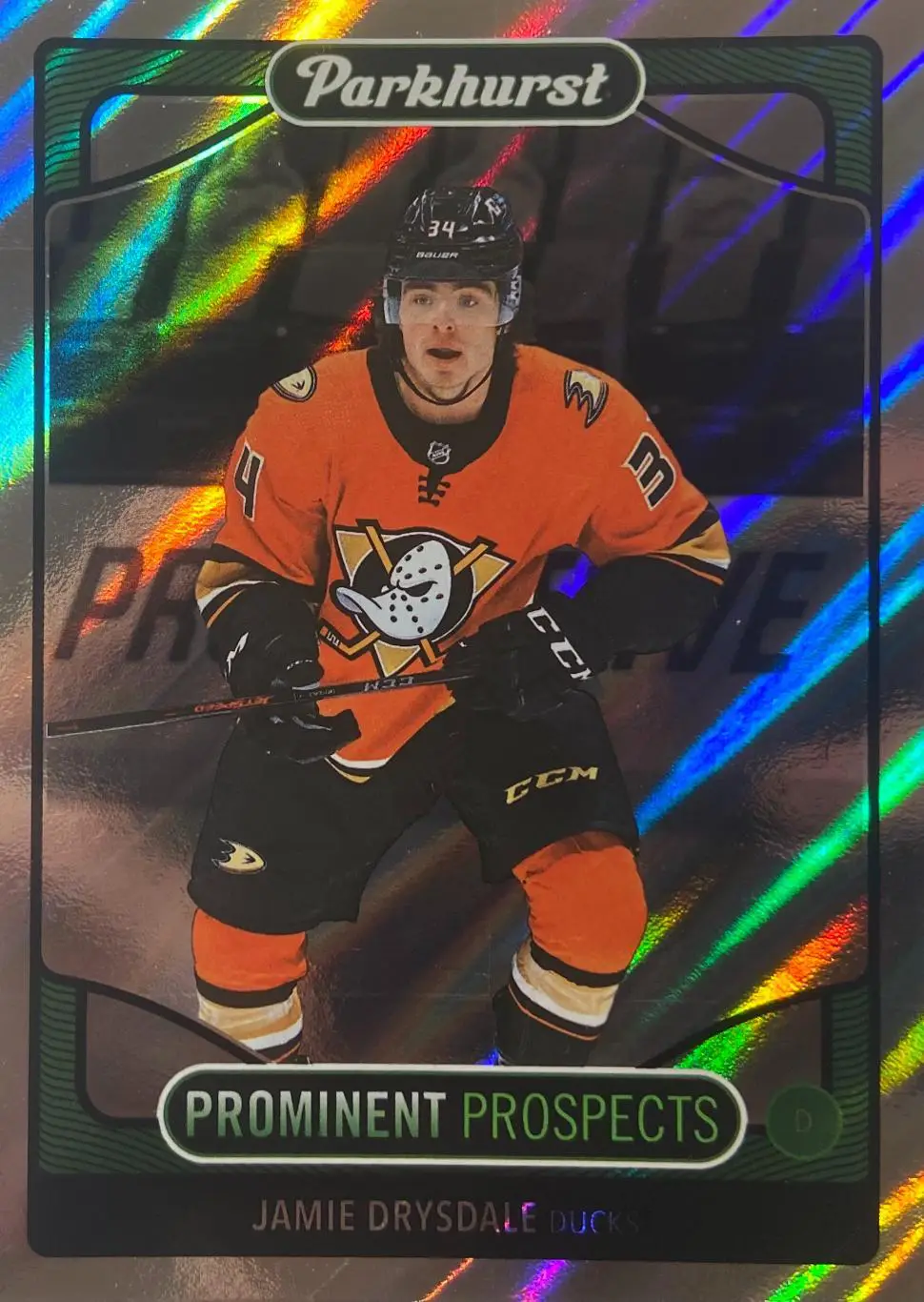 Карточка Jamie Drysdale - Джейми Драйсдейл Anaheim Ducks - Анахайм Дакс НХЛ/NHL