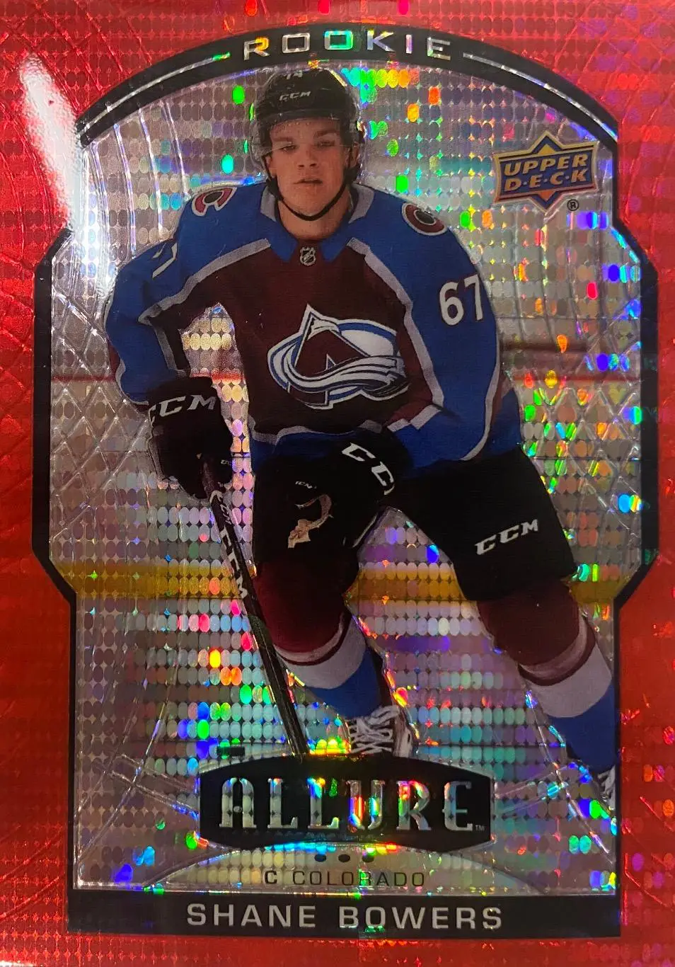 Хоккей. Карточка Shane Bowers-Шейн Бауэрс Colorado Avalanche - Колорадо НХЛ/NHL