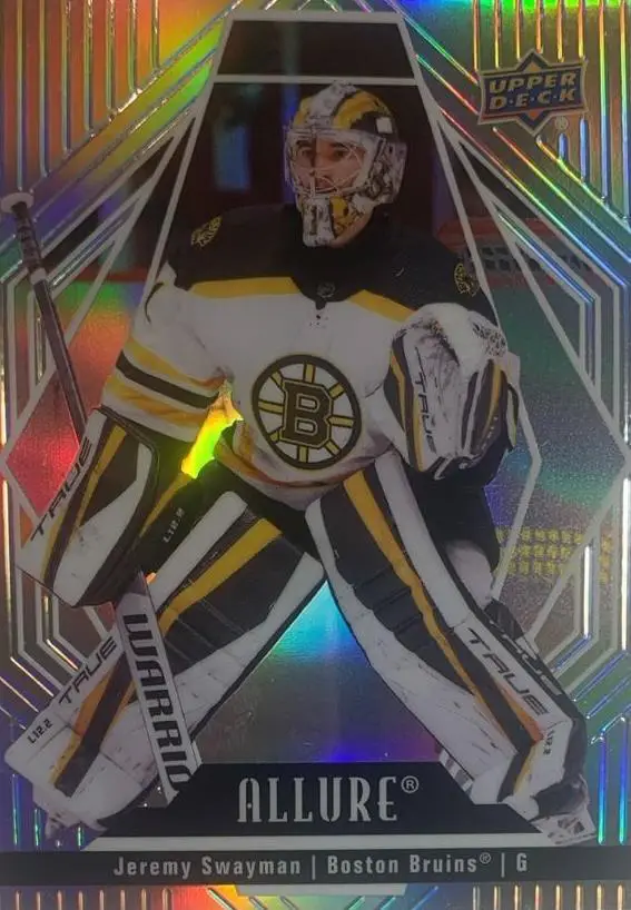 Хоккей Карточка Jeremy Swayman - Джереми Свэйман Boston Bruins - Бостон НХЛ/NHL