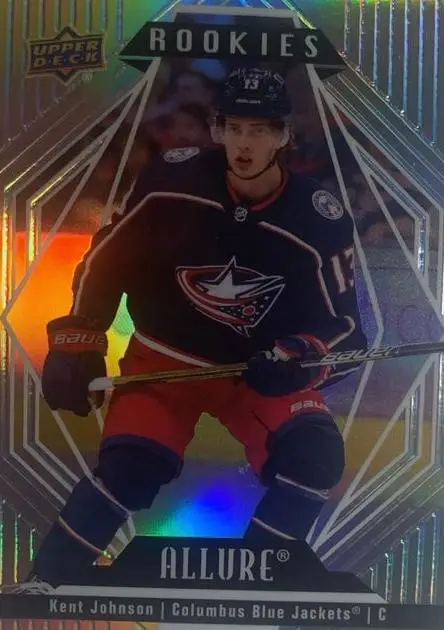 Хоккей Карточка Kent Johnson-Кент Джонсон Columbus Blue Jackets-Коламбус НХЛ/NHL