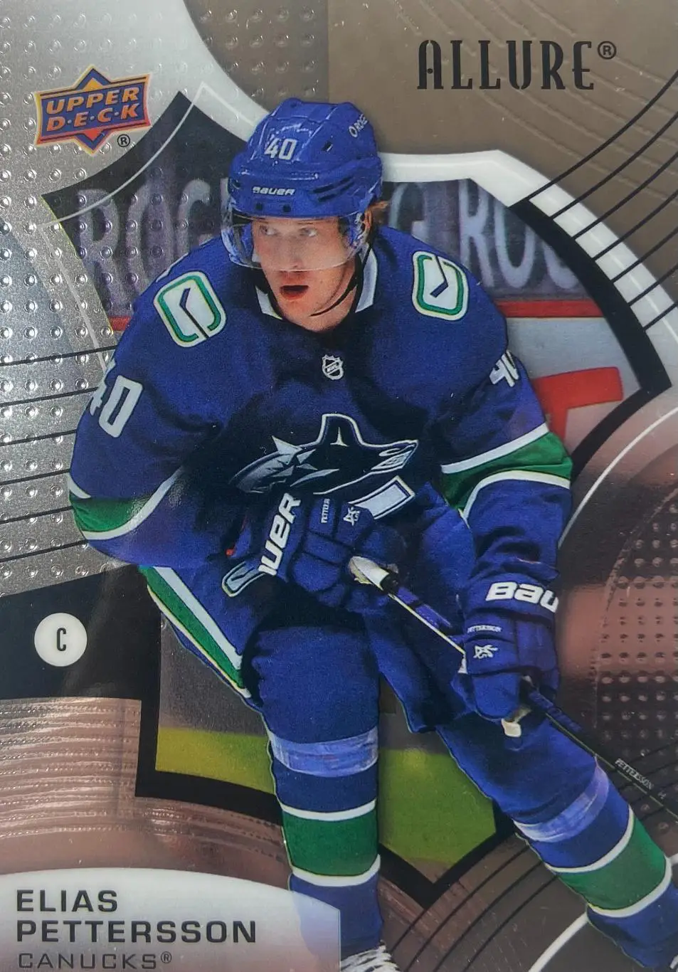 Карточка Elias Pettersson-Элиас Петтерссон Vancouver Canucks - Ванкувер NHL НХЛ