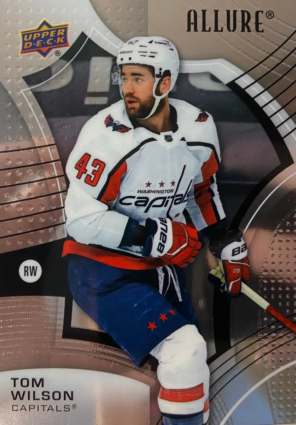 Хоккей. Карточка Tom Wilson-Том Уилсон Washington Capitals-Вашингтон НХЛ/NHL