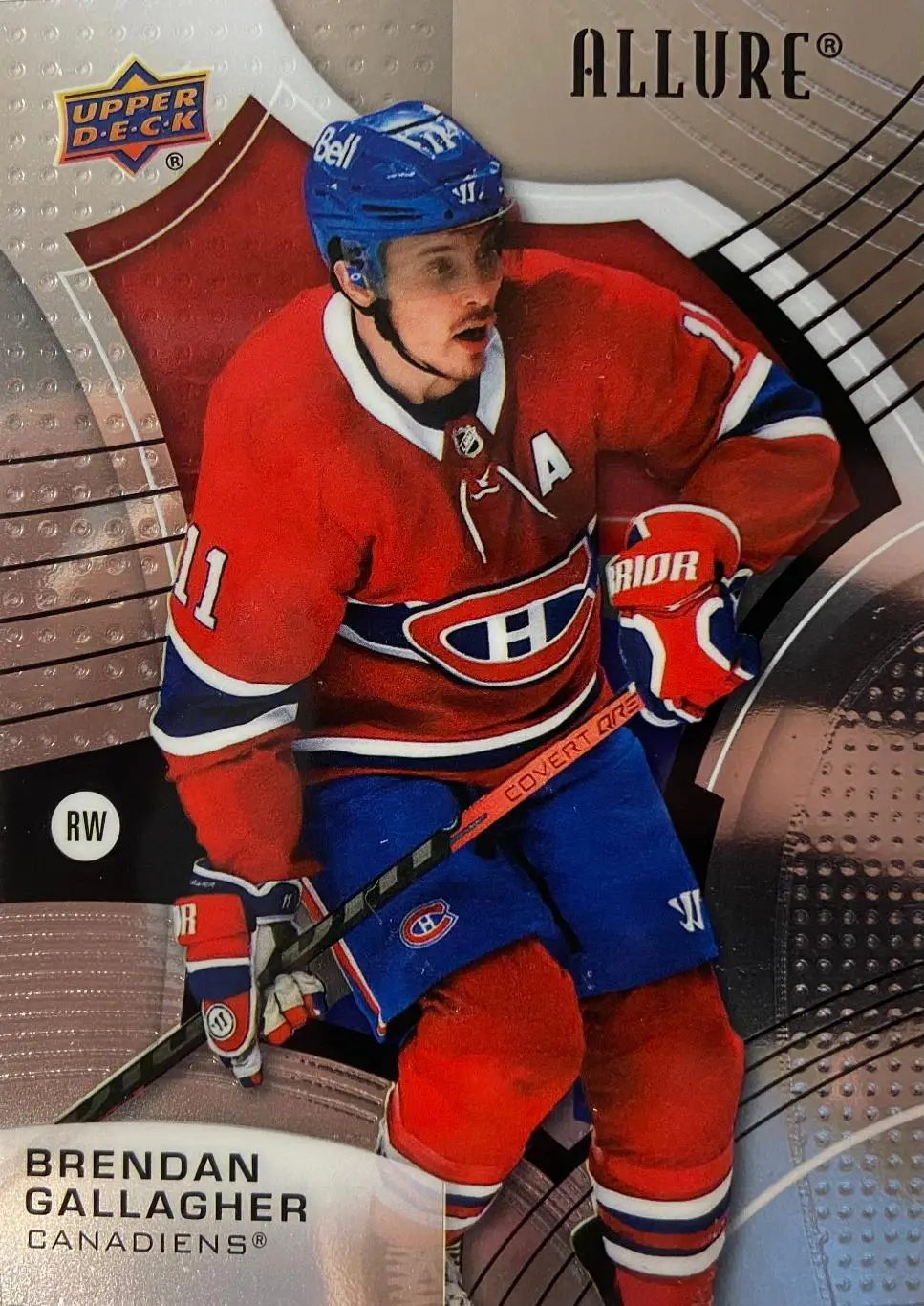 Карточка Brendan Gallagher-Брендан Галлахер Montreal Canadiens-Монреаль НХЛ/NHL