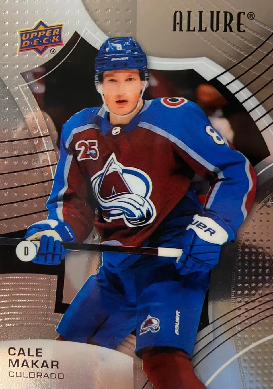 Хоккей. Карточка Cale Makar - Кейл Макар Colorado Avalanche - Колорадо НХЛ/NHL