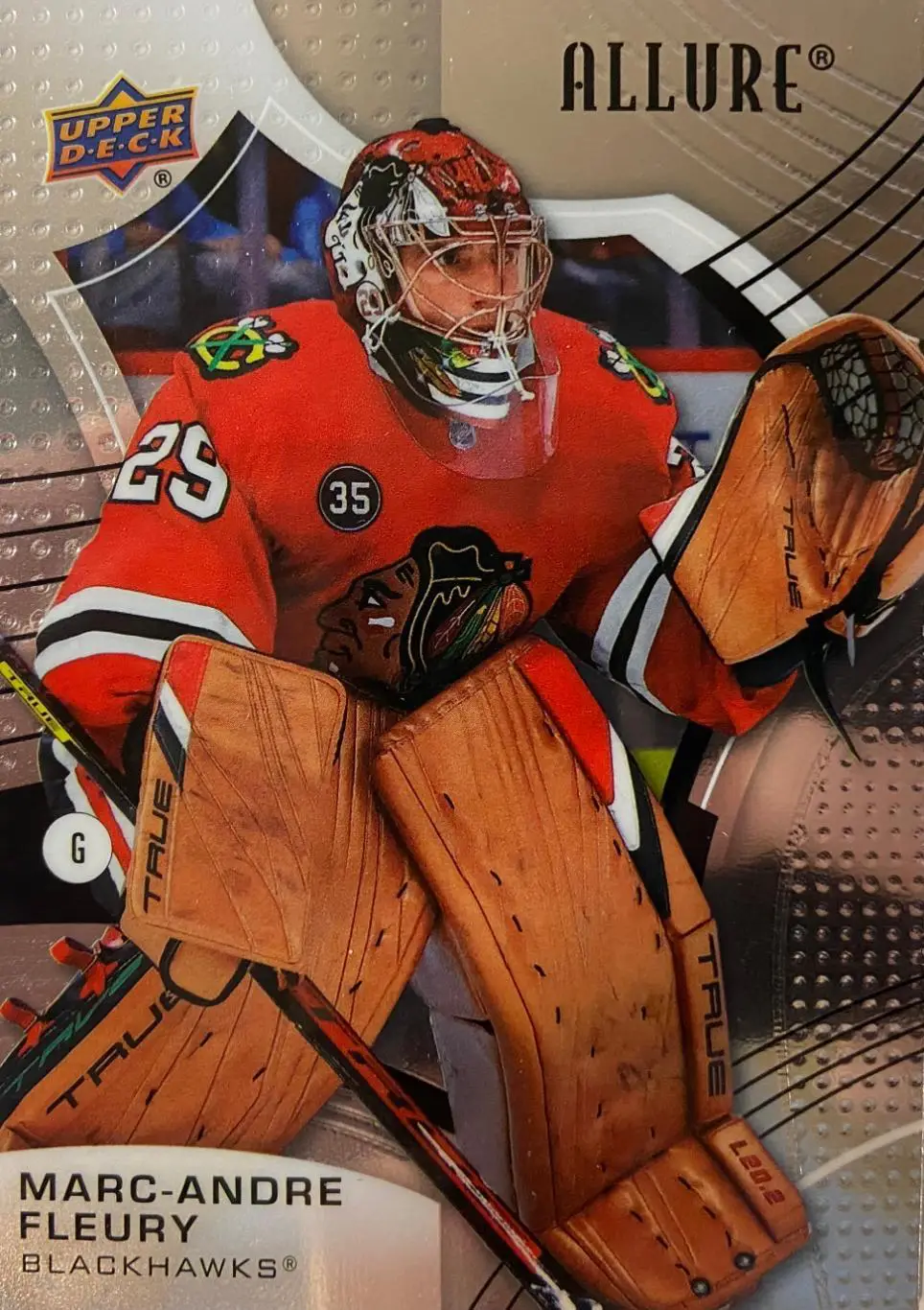 Карточка Marc-Andre Fleury-Марк-Андре Флери Chicago Blackhawks - Чикаго НХЛ/NHL