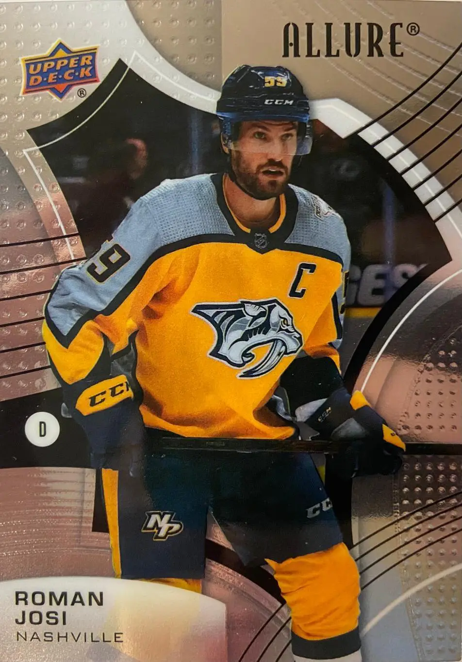 Хоккей. Карточка Roman Josi-Роман Йоси Nashville Predators - Нэшвилл НХЛ/NHL