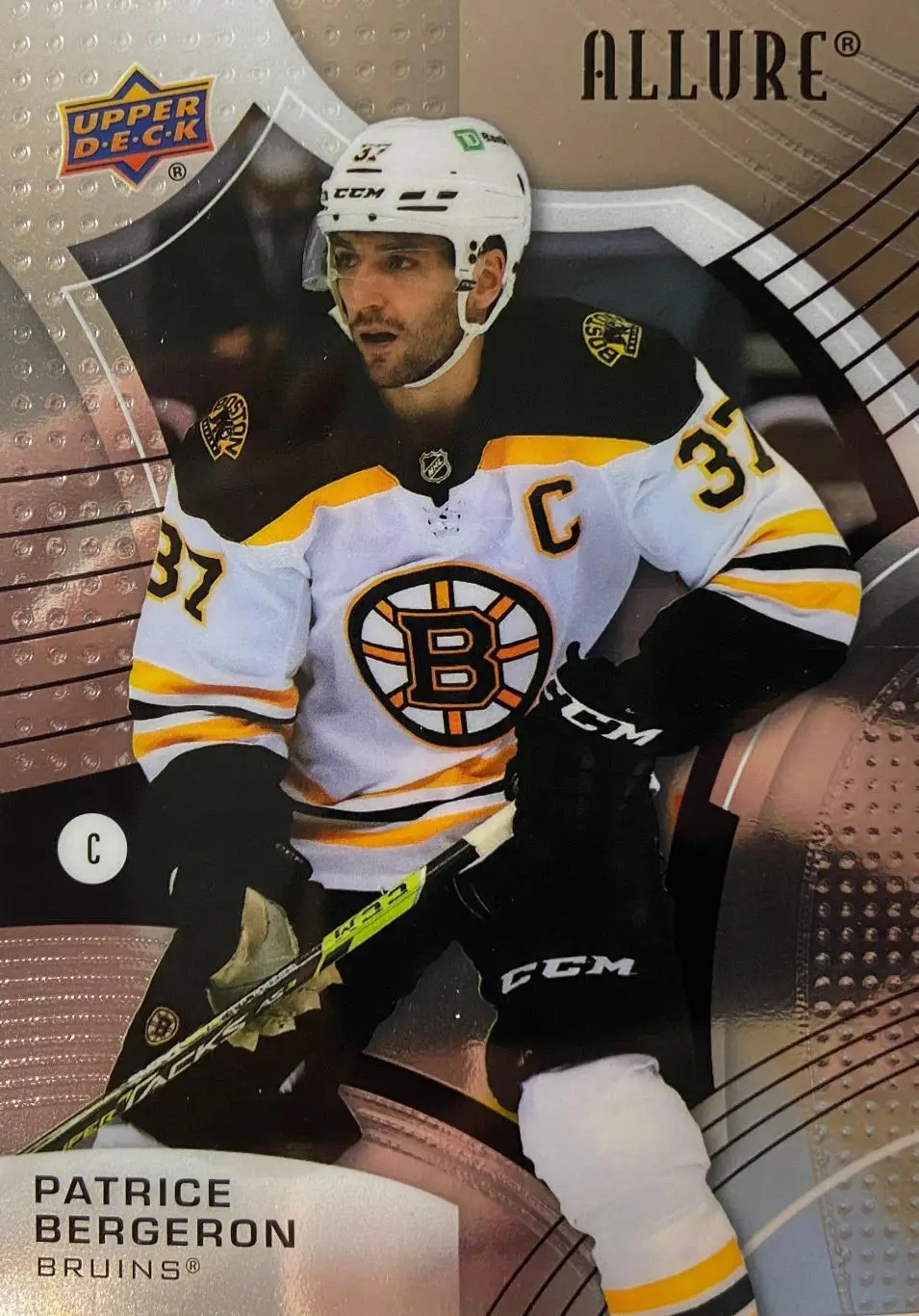 Хоккей. Карточка Patrice Bergeron-Патрис Бержерон Boston Bruins - Бостон NHL/НХЛ