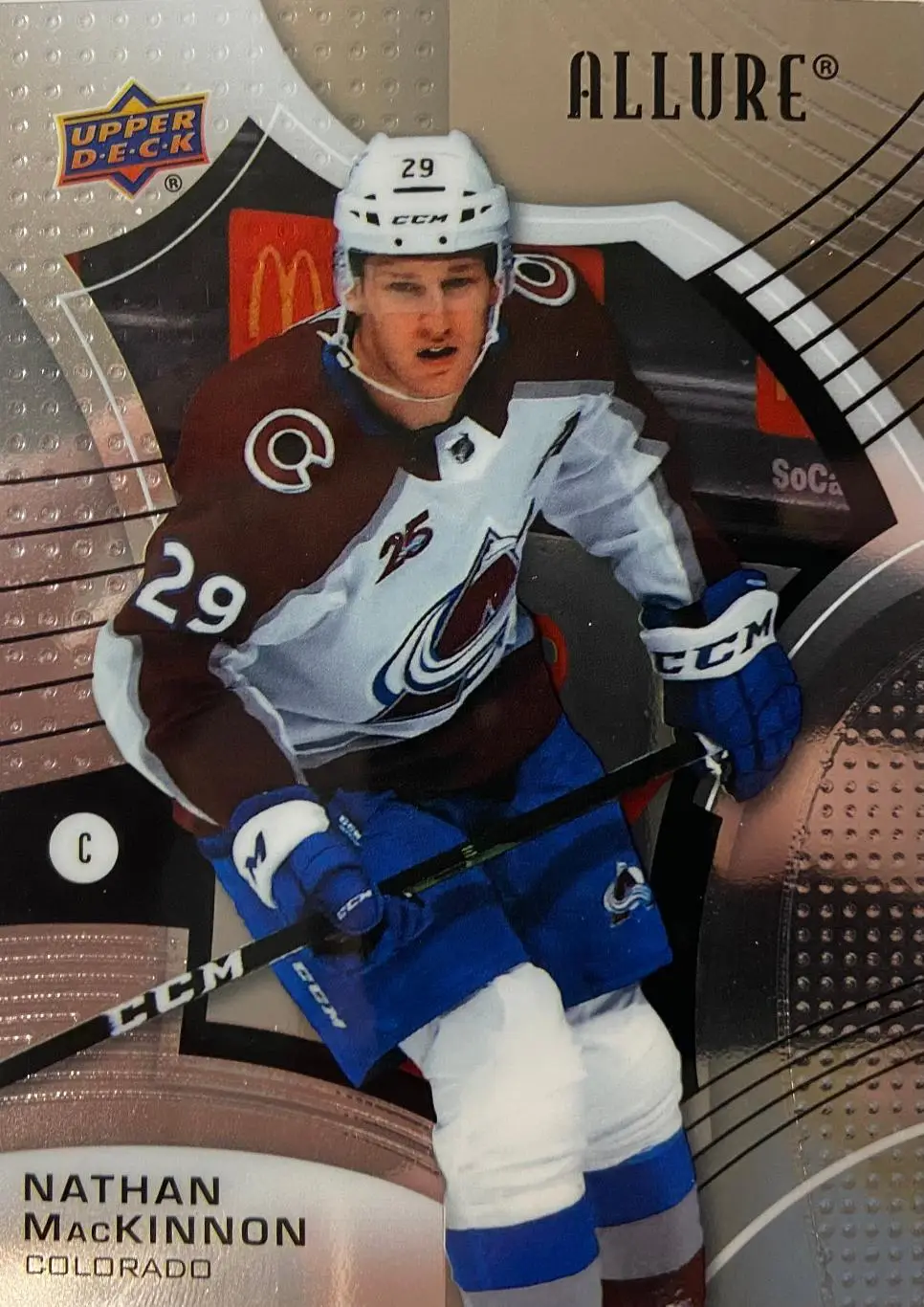 Хоккей. Карточка Nathan MacKinnon-Натан Маккиннон Colorado - Колорадо НХЛ/NHL