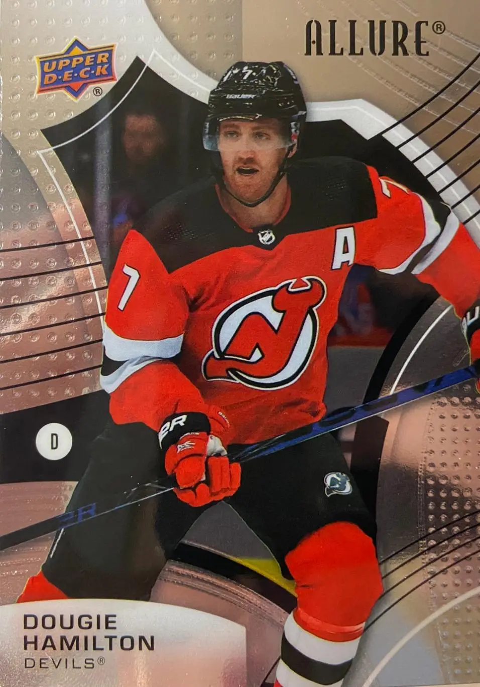 Карточка Dougie Hamilton - Дуги Хэмилтон New Jersey Devils - Нью-Джерси НХЛ/NHL