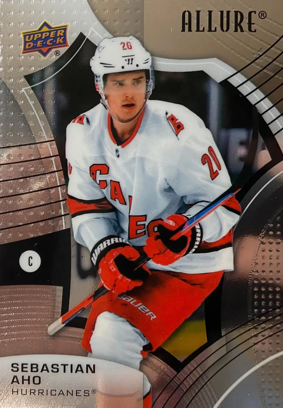 Хоккей Карточка Sebastian Aho-Себастьян Ахо Carolina Hurricanes-Каролина НХЛ NHL