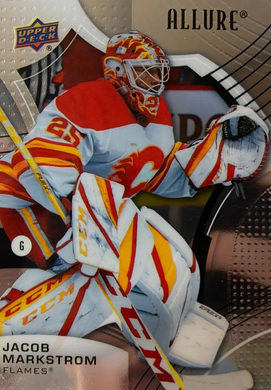 Хоккей Карточка Jacob Markstrom-Якоб Маркстрем Calgary Flames-Калгари НХЛ/NHL