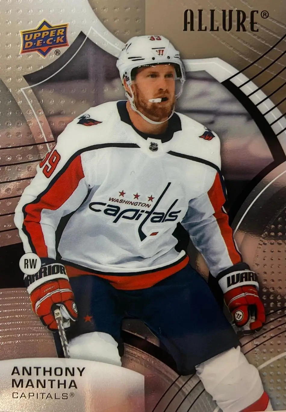 Карточка Anthony Mantha - Энтони Манта Washington Capitals - Вашингтон НХЛ/NHL